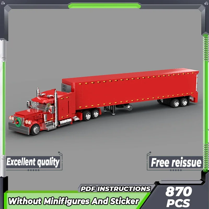 Moc строение классическая модель автомобиля Рождественский грузовик технология