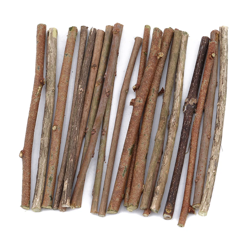 

20pcs/set Original Natural Small Wooden Sticks Grocery Branches Wooden Sticks DIY Materials For Garden Wedding Table Decoration