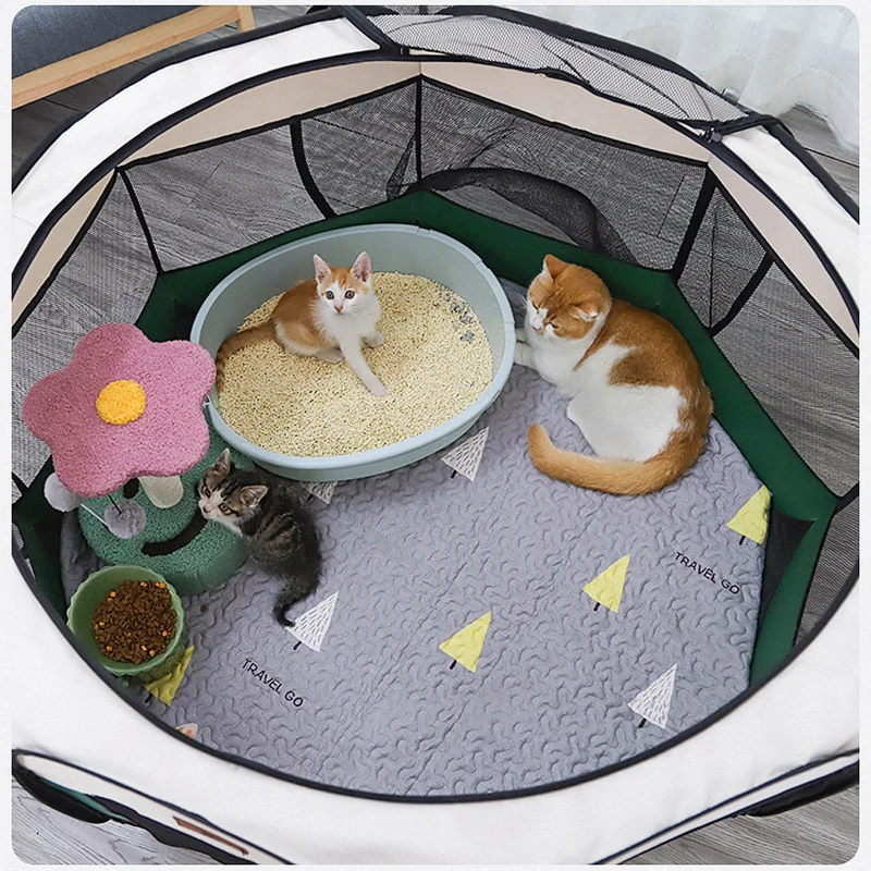 

Cat Delivery Room Detachable Summer Pet Tent Outdoor Dog Bed Folding Dog Fance Cat Nest Dog Enclosure Cage for Cats Dogs
