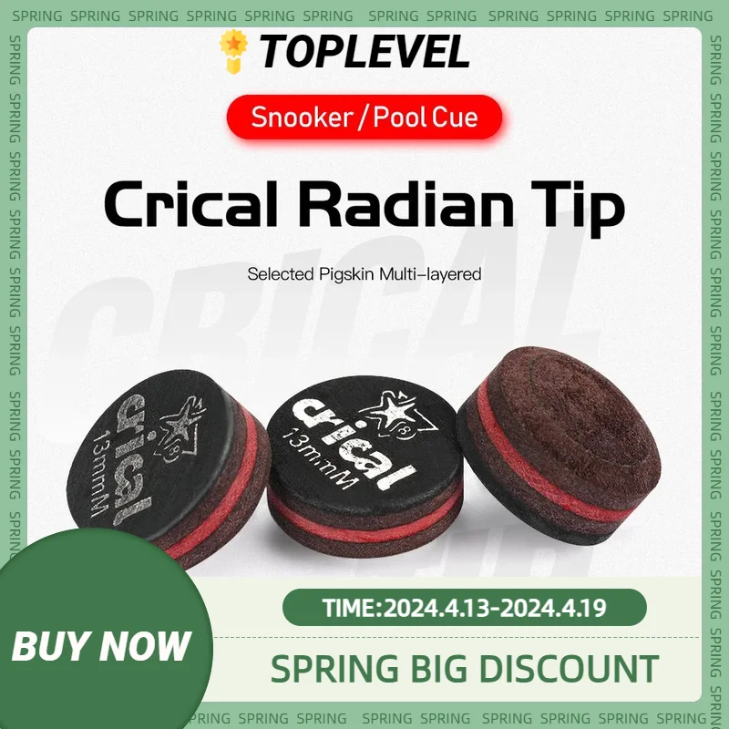 Новый CRICAL бильярдный кий 5 шт. купить получить 6 Carom Cue Tip/Снукер Tip 10 мм 11 13
