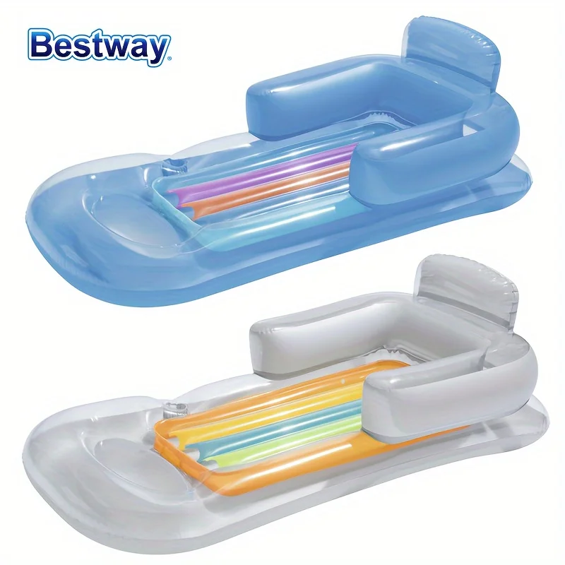 Bestway 43028 Надувная Плавающая Кровать Для Бассейна С Подголовником Шезлонг