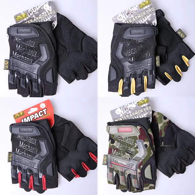 

Disney Super Technician Gloves Men's Half Finger Thin Sports Fitness Anti-Cocoon Riding Motorcycle Tactical Special Forces