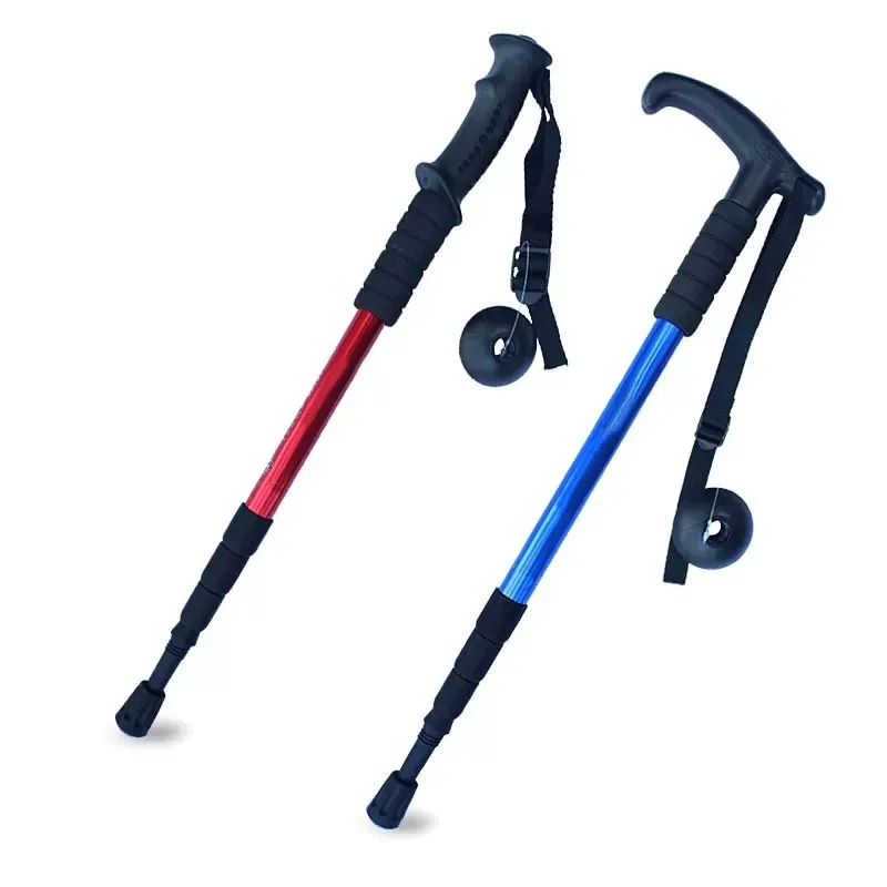 

Outdoor Walking Sticks Aluminium Alloy Climbing Four-Section Telescopic Folding Climbing Hiking Hiking Safari Walking Sticks