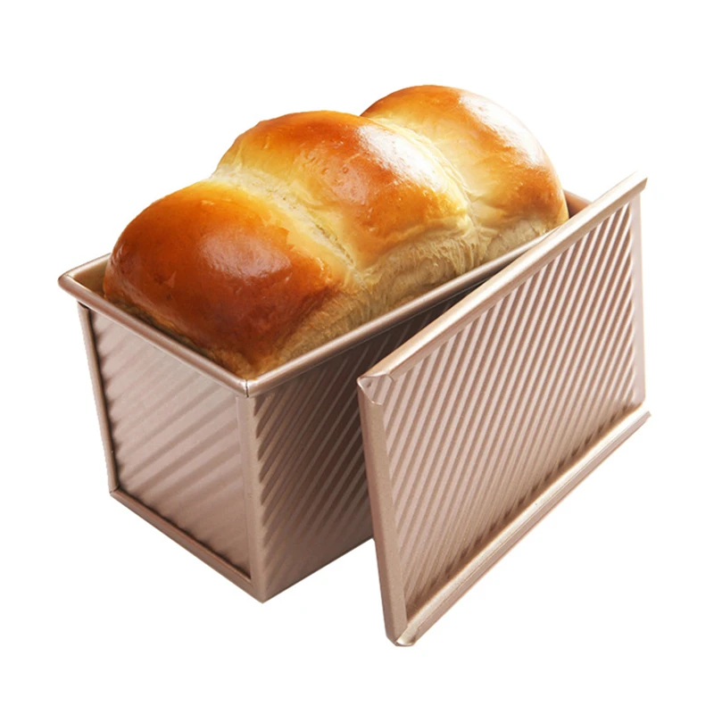 

Rectangular Toast Baking Mold With Lid Home DIY Cake Pastry Tools Non-Stick Carbon Steel Bakeware Kitchen Bakery Accessories