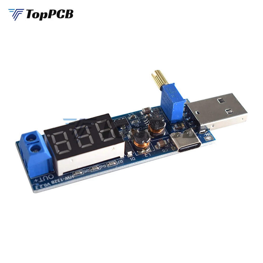 USB Type-C DC-DC повышающий преобразователь модуль регулятор напряжения 3 5 В-12 В до 1 2 В-24