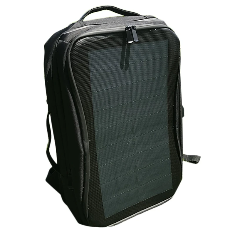 

Rapid Solar Backpack Charger For Laptops Includes Power Bank Powers Laptops Including Phones USB Devices, More