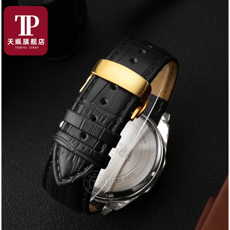 For LV Watch Raised Mouth for Louis Vuitton Tambour Series Q1121 Dedicated Watchband Men Women Q114k Genuine Leather Watch Strap