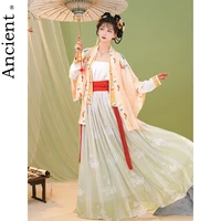 modern hanfu woman chinese traditional dress kimonos tang dynasty style ventilation hanbok cosplay fairy princess multiple suit