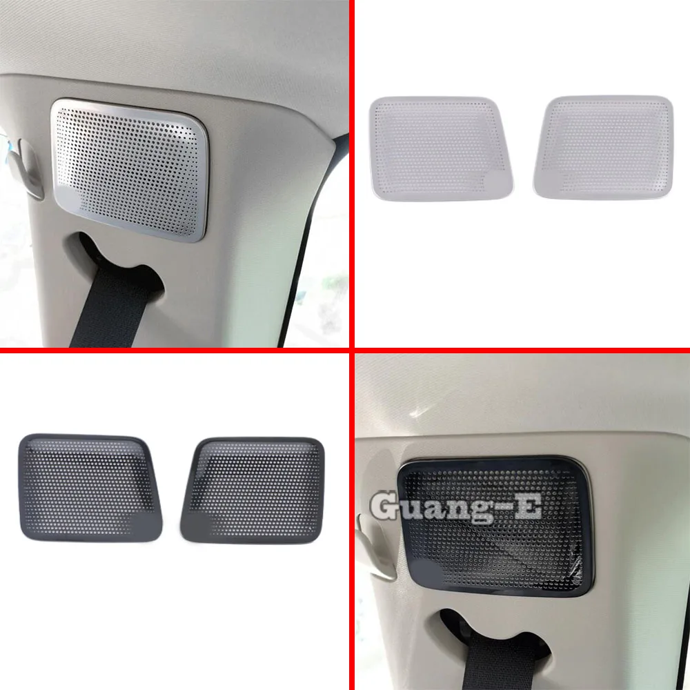 

Обложка отделка стерео внутренняя задняя дверь аудио говорить рамка кольцо круглая вентиляционная палочка 2 шт. для Ford Explorer U625 2019 2020 2021 2022 2023