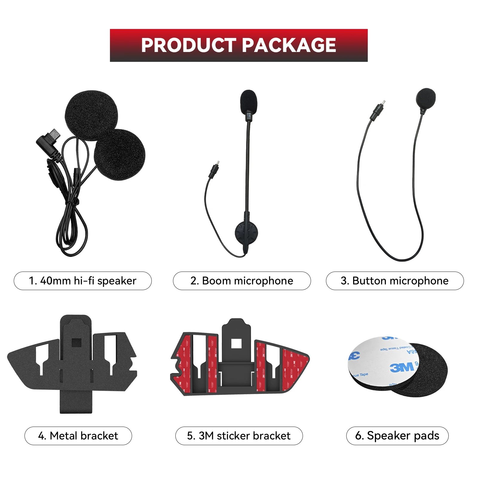 

Мотоциклетная гарнитура XGP X1, аксессуары для шлема, гарнитуры, интерфон, разъем для наушников и кронштейн