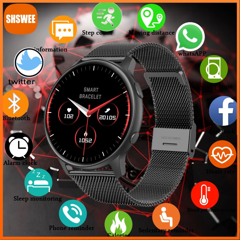 

Смарт-часы мужские с сенсорным экраном, IP67, Bluetooth