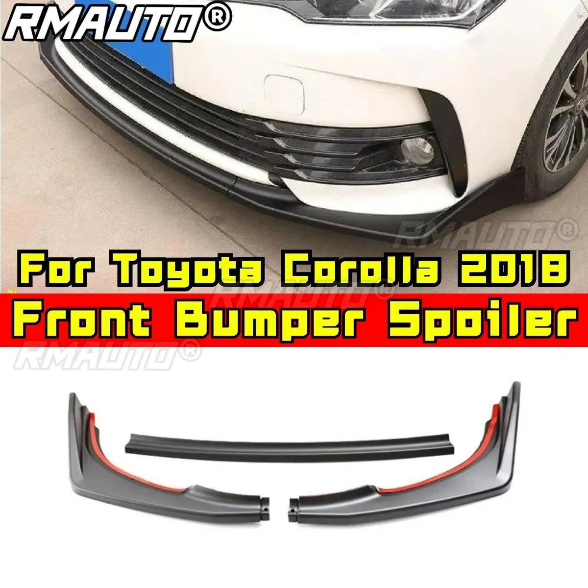 Передний бампер автомобиля Corolla разделитель губ диффузор спойлер защита бампера