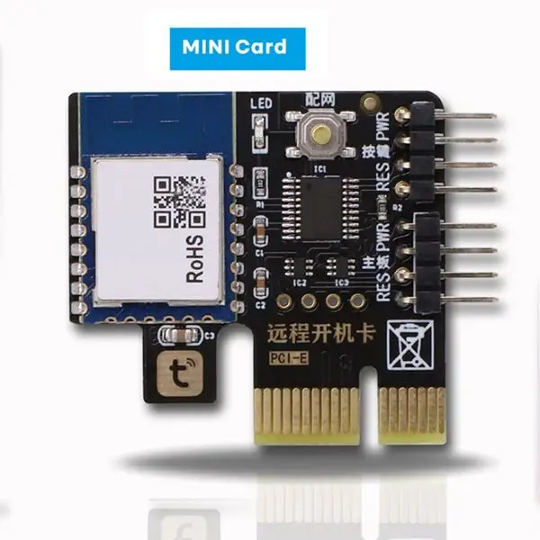 Переключатель переключения питания компьютера Tuya, Wi-Fi, PCIe-карта для компьютера, дистанционное управление через приложение, Поддержка Google Home, мини-карта (art.: 3920be33fdc43) - 3920be33fdc43