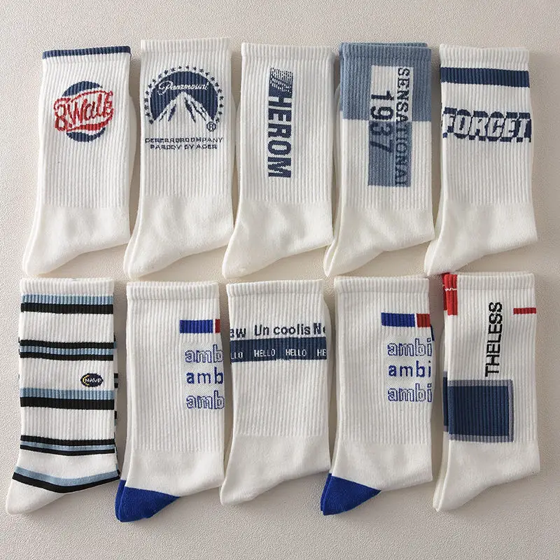 

New Fashion Men's Socks Women Novelty Cartoon Sock Combed Cotton Funny Men's Crew Harajuku Hip Hop Thick Cotton Socks