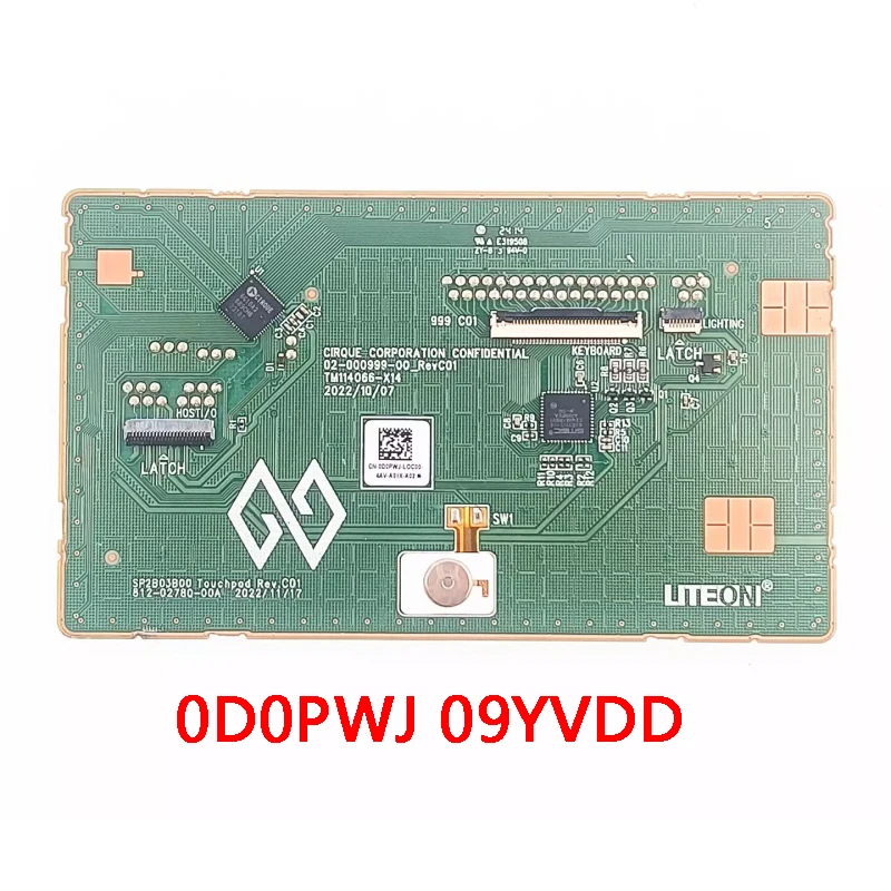 Фото НОВЫЙ Оригинальный тачпад для ноутбуков DELL Latitude 5340 5350 5440 5450 5540, Precision 3480 3490 3580 3581 3590 3591 0D0PWJ 09YVDD №1