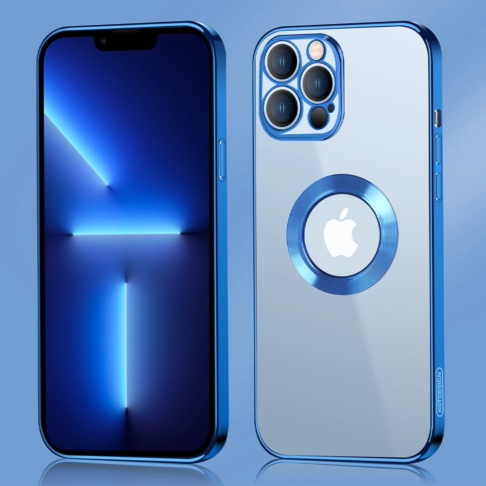 

Luxury Plating Silicone Transparent Case For iPhone 13 Pro Max 12 11 Pro Max 13 Clear Electroplated Phone Case Camera Protection
