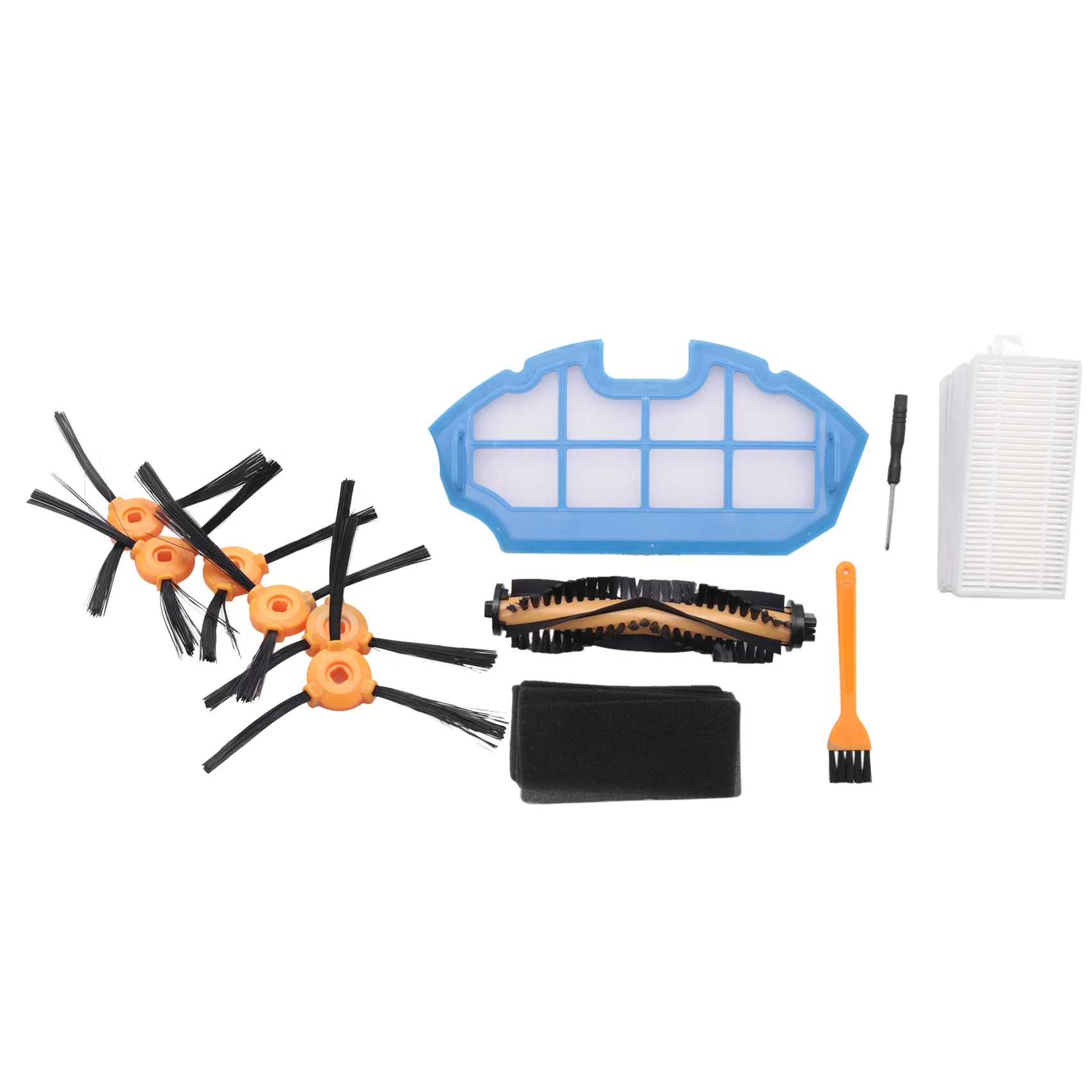 

16 Packs Accessories Kit For Ecovacs Deebot N79S N79 Robotic Vacuum Cleaner Filters Side Brushes Main Brush Primary Filter Ac