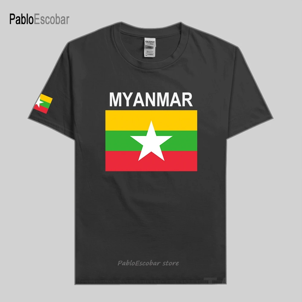 

Myanmar Burmese Myanma men t shirt jerseys nation team tshirt cotton t-shirt gyms clothing tees country sporting MMR Burma