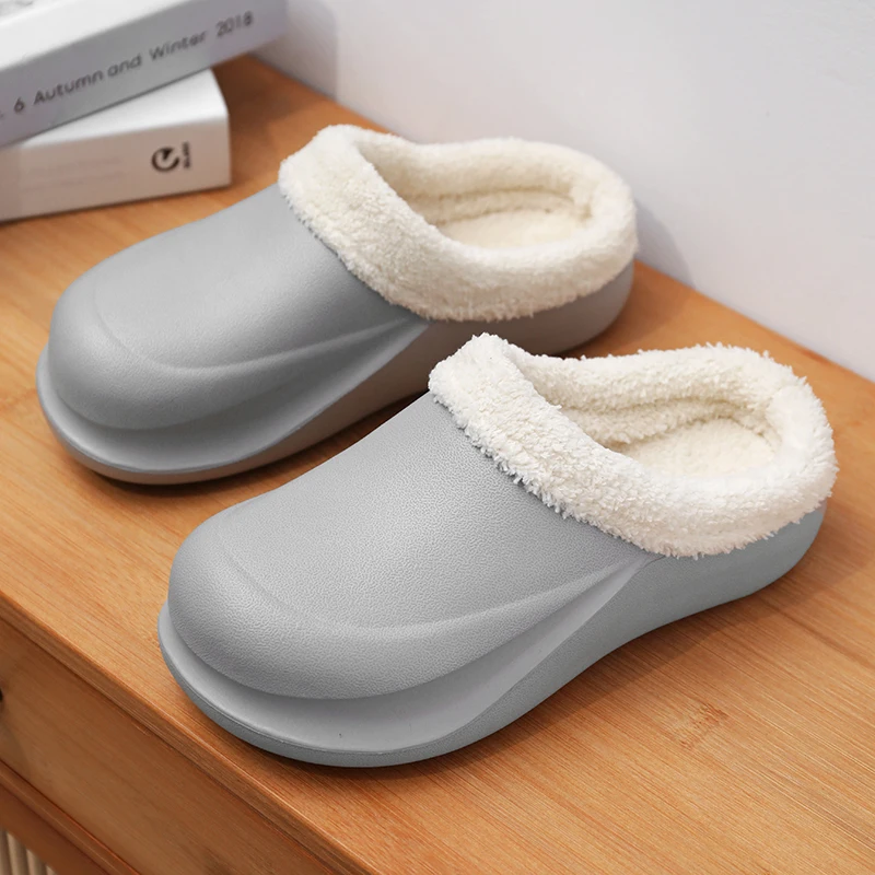 Новые зимние мужские и женские теплые тапочки хлопковые уличная домашняя теплая