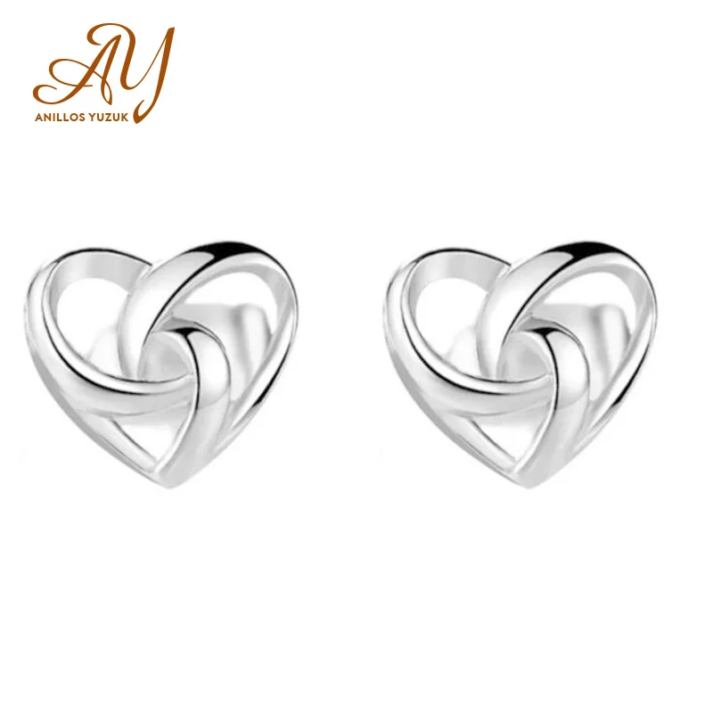 

Женские серьги-гвоздики в виде сердца Anillos Yuzuk