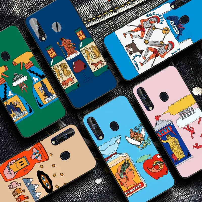 

David Statue Greek Mythology Phone Case for Redmi 8 9 9A for Samsung J5 J6 Note9 for Huawei NOVA3E Mate20lite cover