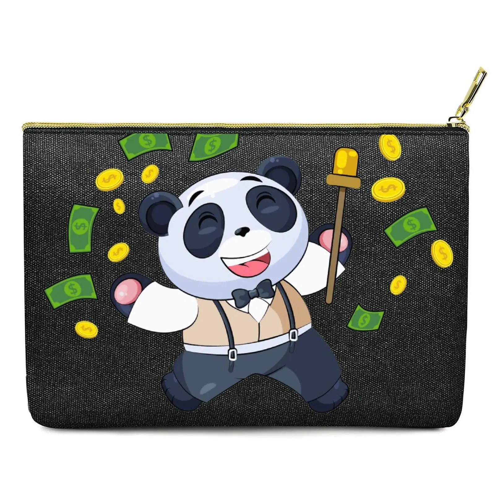 

Travel Toiletry Bag Kawaii Cosmetic Makeup Organizer for Women Beauty Storage Dopp Kit Box Cute Panda Pattern