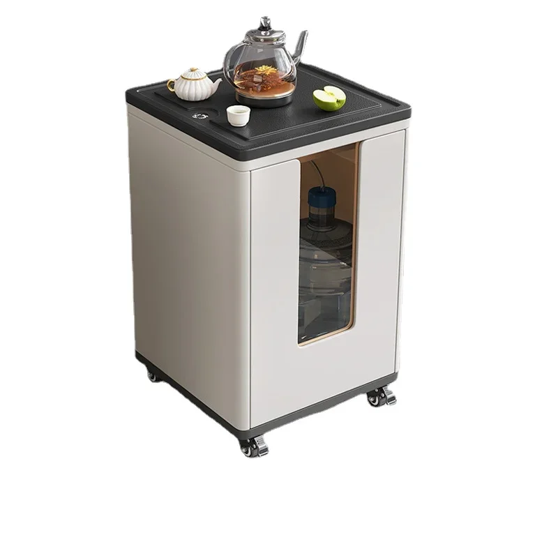 

Wyj Mobile Tea Table Tea Car Chair Small Household Tea Table Kettle Integrated