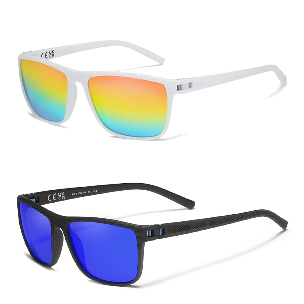 Комплект Из 2 Поляризованных Солнцезащитных Очков Для Мужчин И Женщин