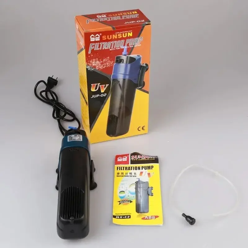 SUNSUN JUP-01 02 Аквариум УФ-лампа Стерилизатор Погружной Фильтр Бомбовый Насос