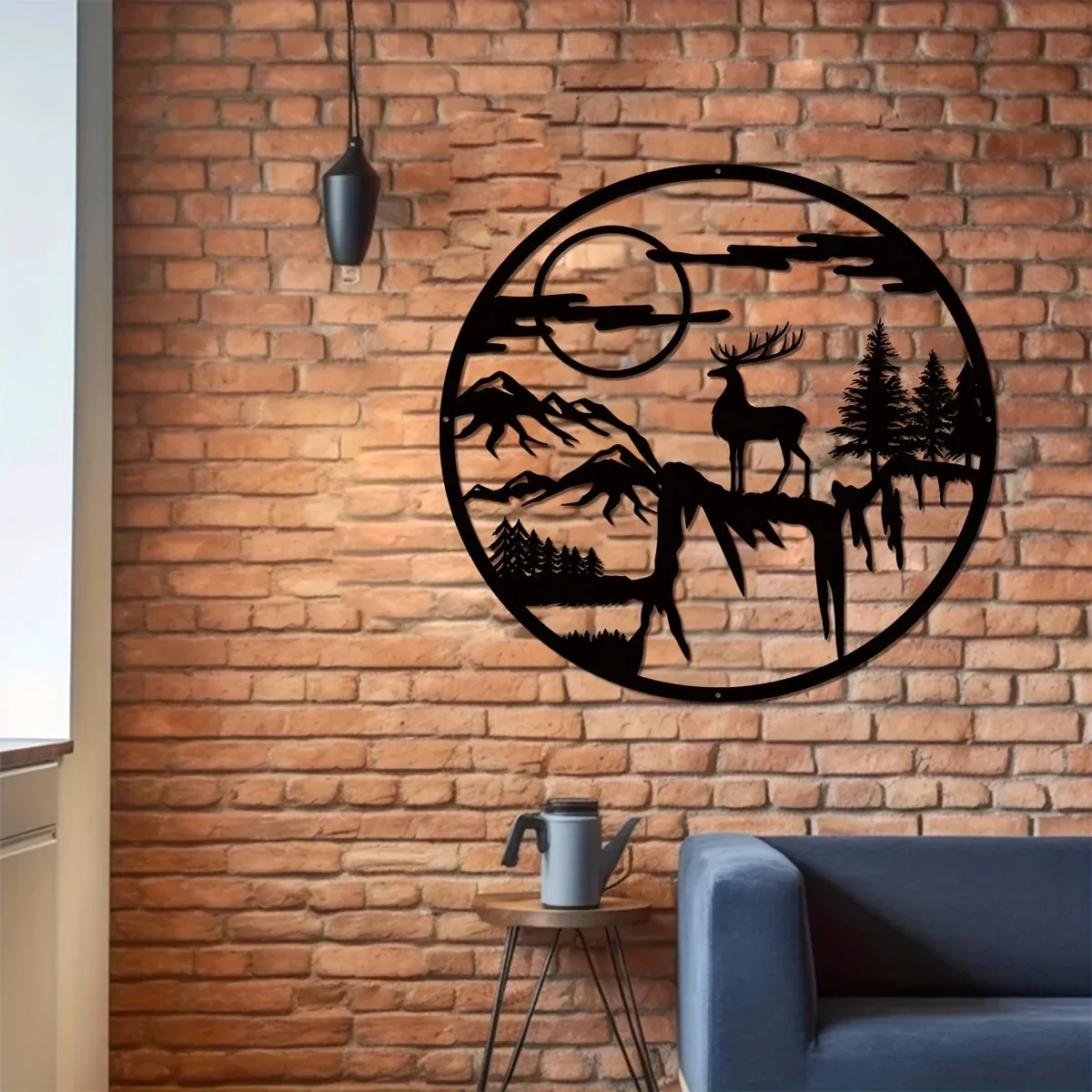 Металлический Знак В Виде Домика С Оленями Тематическое Украшение Для Охоты На