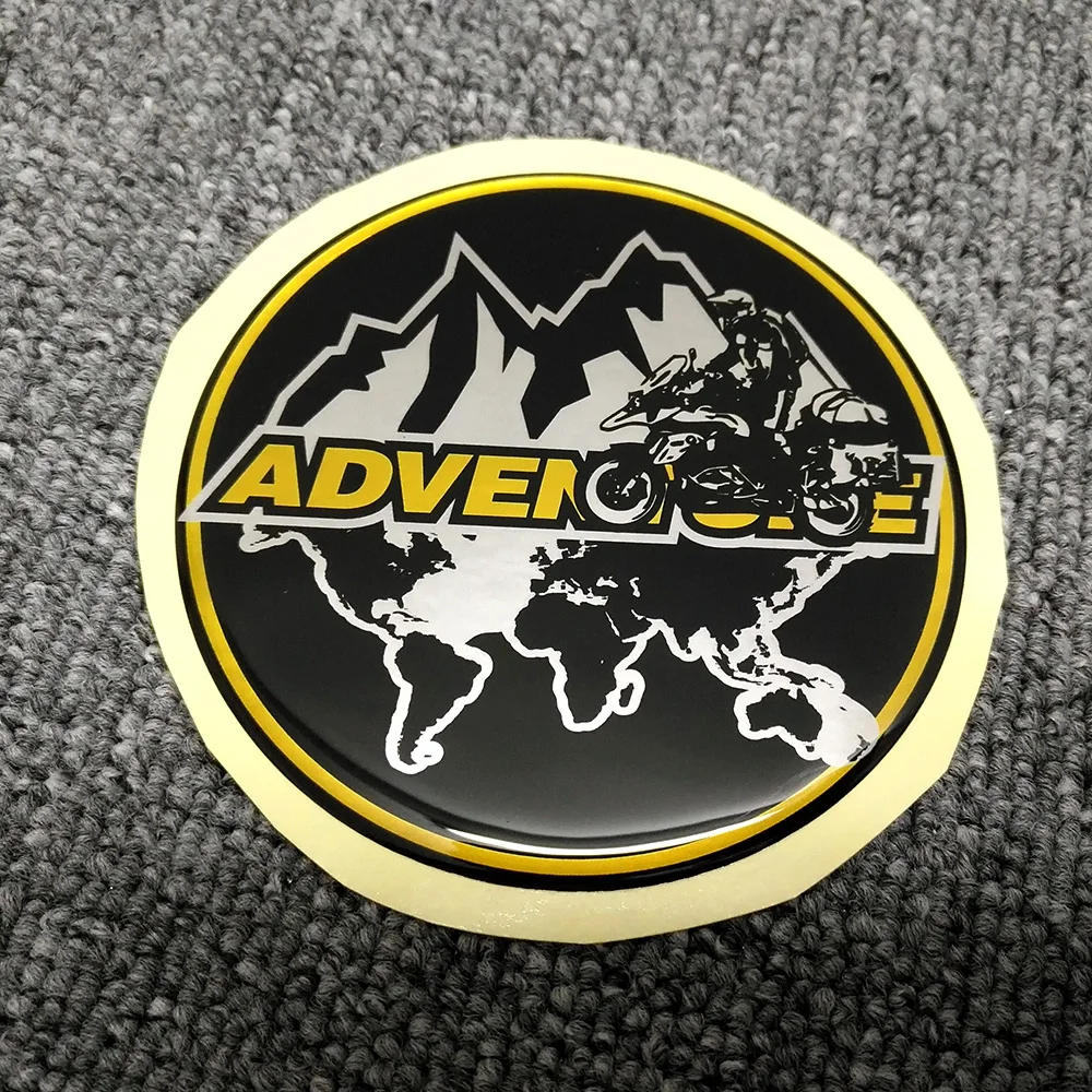 

For BMW Honda Yamaha Moto Guzzi Benelli Suzuki ADV Adventure Motorcycle Windshield Windscreen Luggage Aluminum Case Stickers