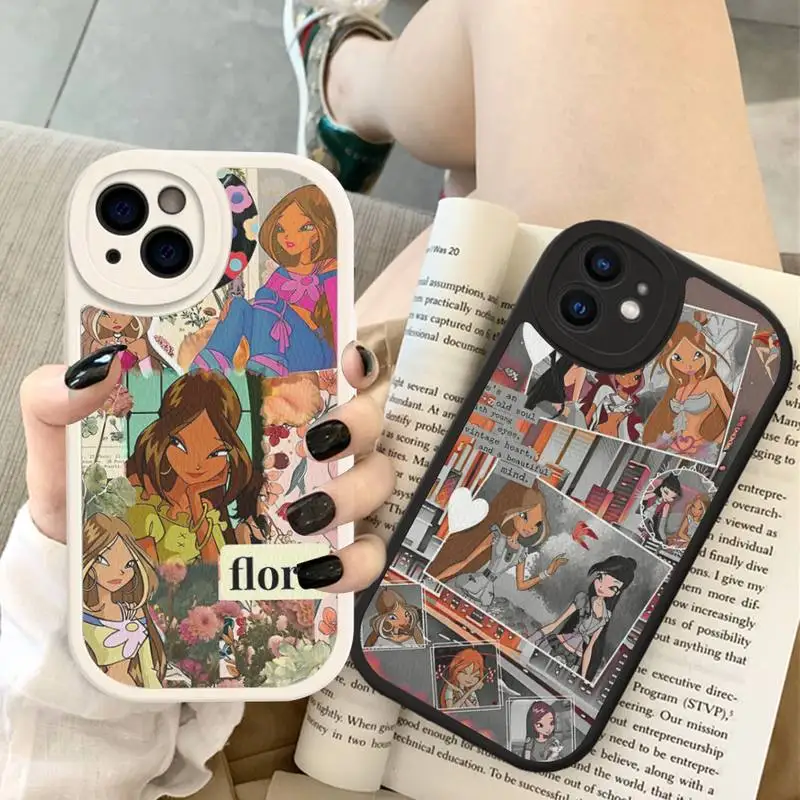 

W-Winxs C-Clubs G-Girl Phone Case Hard Leather For iPhone 14 13 12 Mini 11 14 Pro Max Xs X Xr 7 8 Plus