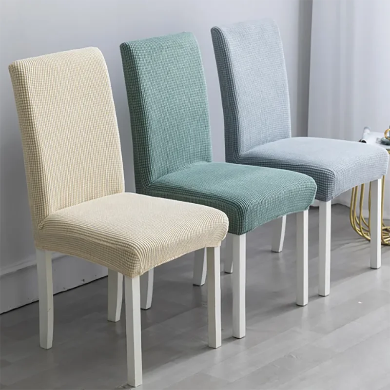 

Однотонный Чехол для стула, эластичный чехол для стула, чехлы для свадьбы, отеля, банкета, столовой