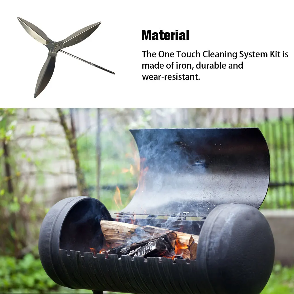 

22-1 2-Inch One-Touches Cleaning System Kit Replacement Part Webers Grill Parts Accessories Wear-resistant BBQ Tools
