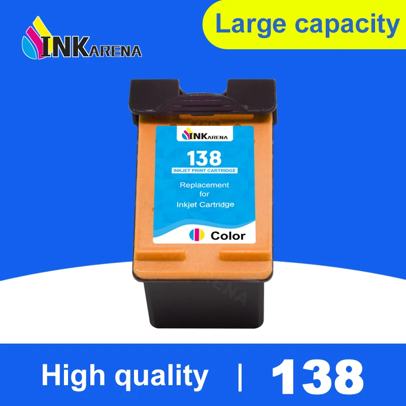 

INKARENA 138 Ink Cartridge compatible For HP138 138XL PHOTOSMART 2713 7838 7850 8000 8030 8039 8049 8050 8053 8100 8150 8153