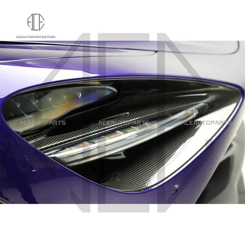 Налобный фонарь для Mclaren 720S налобный из углеродного волокна накладка на фару
