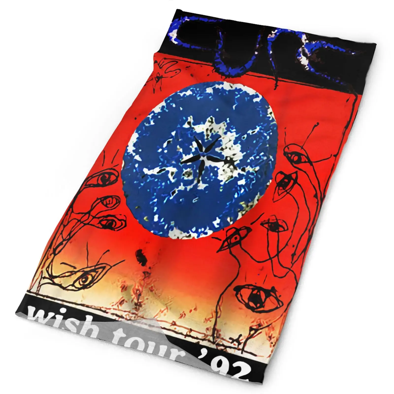 

The Cure Wish Tour 1992 4075 Мужская Бандана Маска для мужчин бандана женские шарфы женская мужская бандана женские шарфы маска для лыж