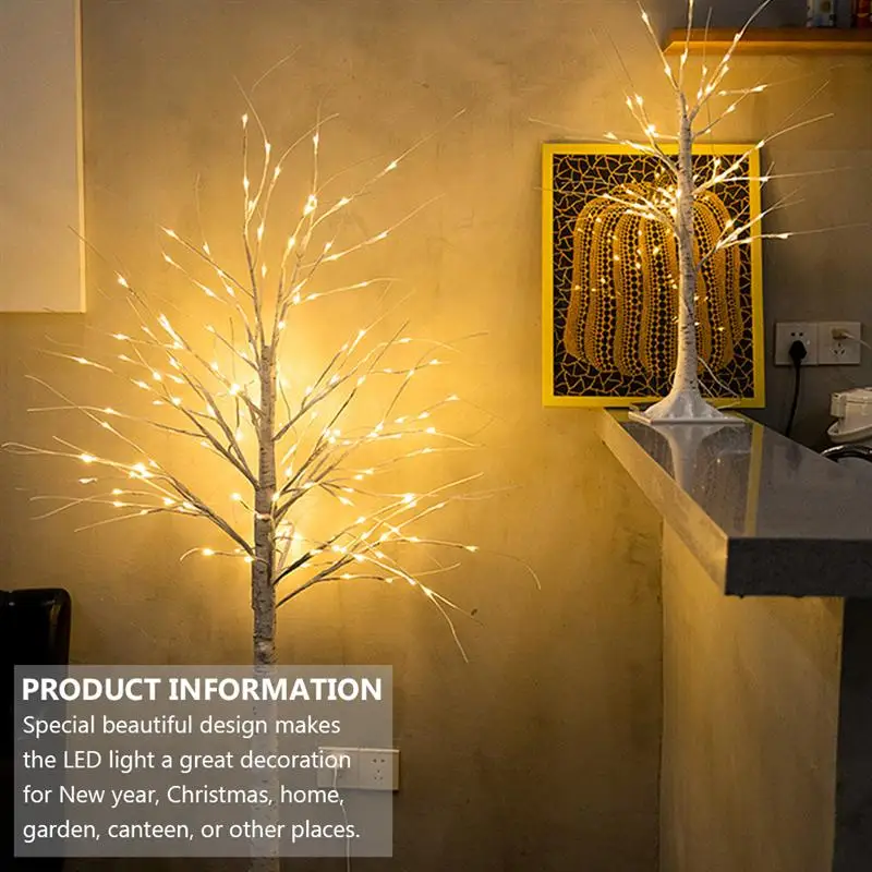 

LED Birch Tree Light 90cm USB Willow Branch Lamp Night Light Creative Luminous Lamps New Year Wedding Lights Decorative Lamp