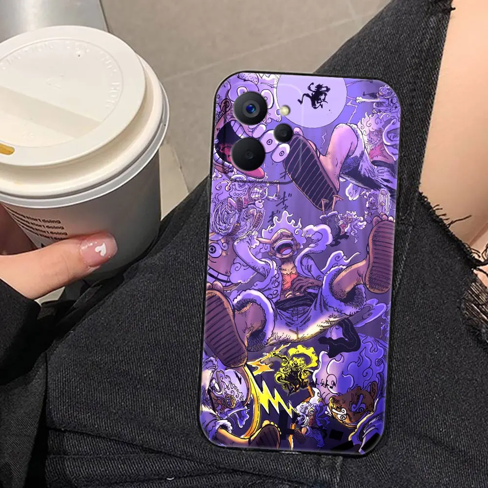 Фото Чехол для телефона One Piece Luffy's Gear 5 для OPPO Realme 16 15 15T 14 13 12 11 10 9 9I 8 8I 7 7I Pro Plus, DIY чехол-накладка №3