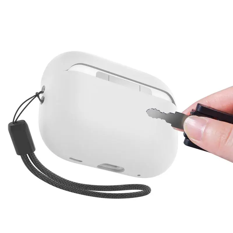 

Soft Silicone Case Cover Wireless Earphone Protective For AirPodes Pros 2 Case Earphone Cases Soft Liquid Silicone Cover