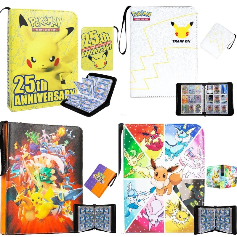 Новые горячие продажи Pokemon Cartoon Anime Game Battle Card Буклет на молнии Binder Держатель для
