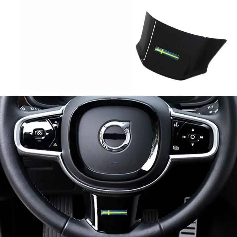 

Декоративная Накладка На Руль Автомобиля Из АБС-пластика Для Volvo XC90 S90 XC60 S60 V90 V60, Аксессуар Для Интерьера