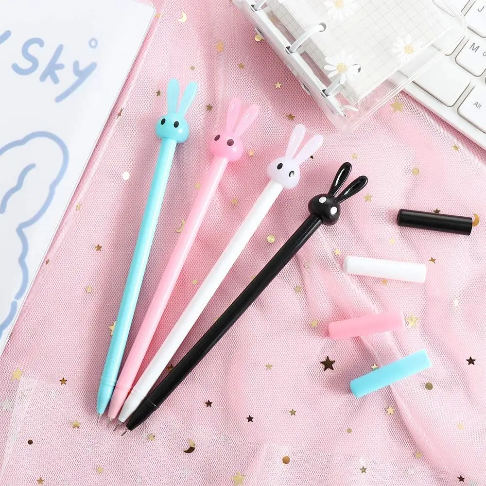 

Animal Writting Tool Neutral Pen Writing Supplies Student Cute Bunny Pen Black Ink Pen Signature Pen Rabbit Gel Pen