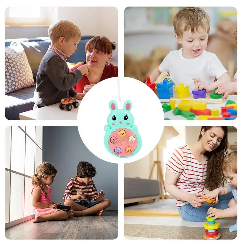 Quick Push Bubble Game Симпатичная игрушка-непоседа Красочная забавная пузырьковая