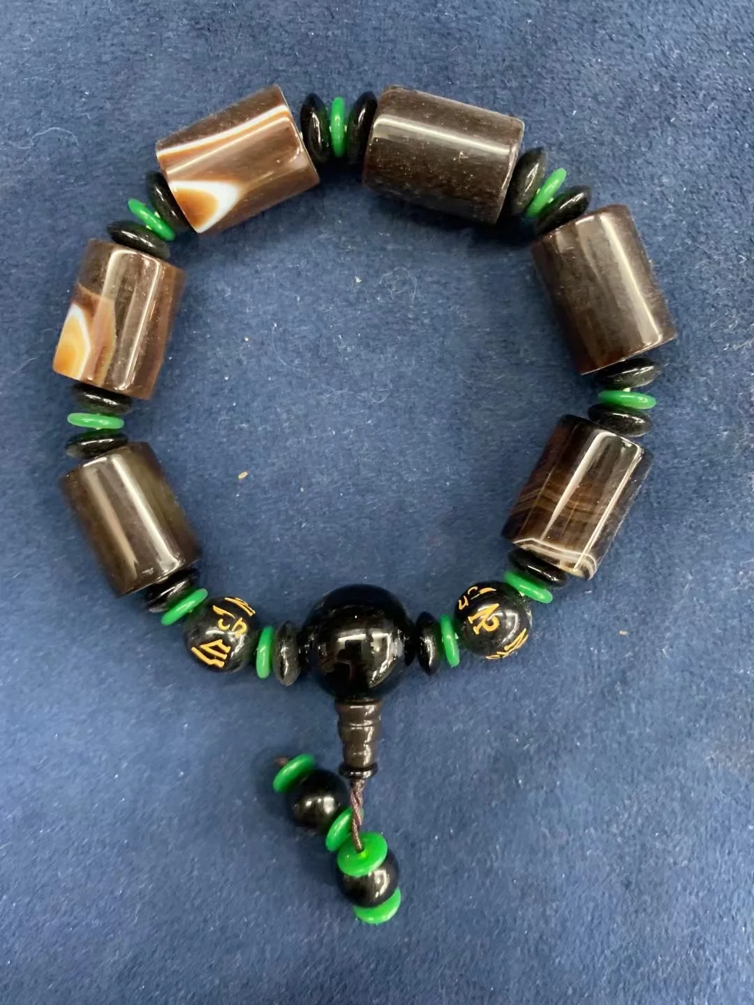 

Super Energy Magic Power Tibetan Old Agate Various Patterns dZi Bead Bracelet Amulet 3A LKbrother Talisman at Whole Sale Price