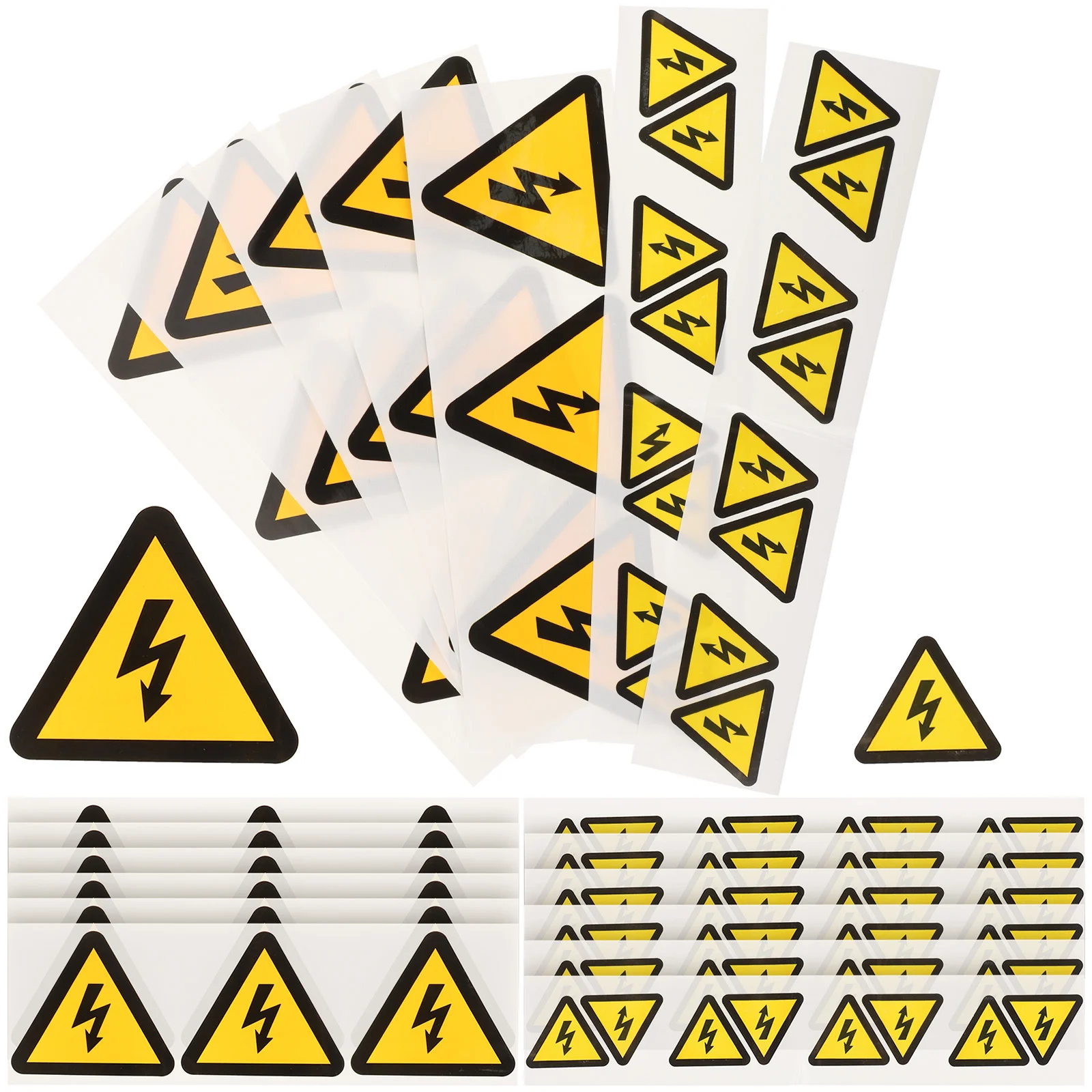 

30pcs Warning Stickers Adhesive Labels Electrical Shocks Hazard Warning Stickers