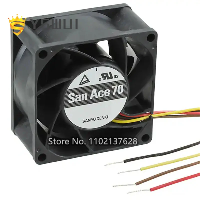 

9GA0712P1G0011 Original FAN 70X38MM 12VDC RBLS TACH,PWMSan Ace 70