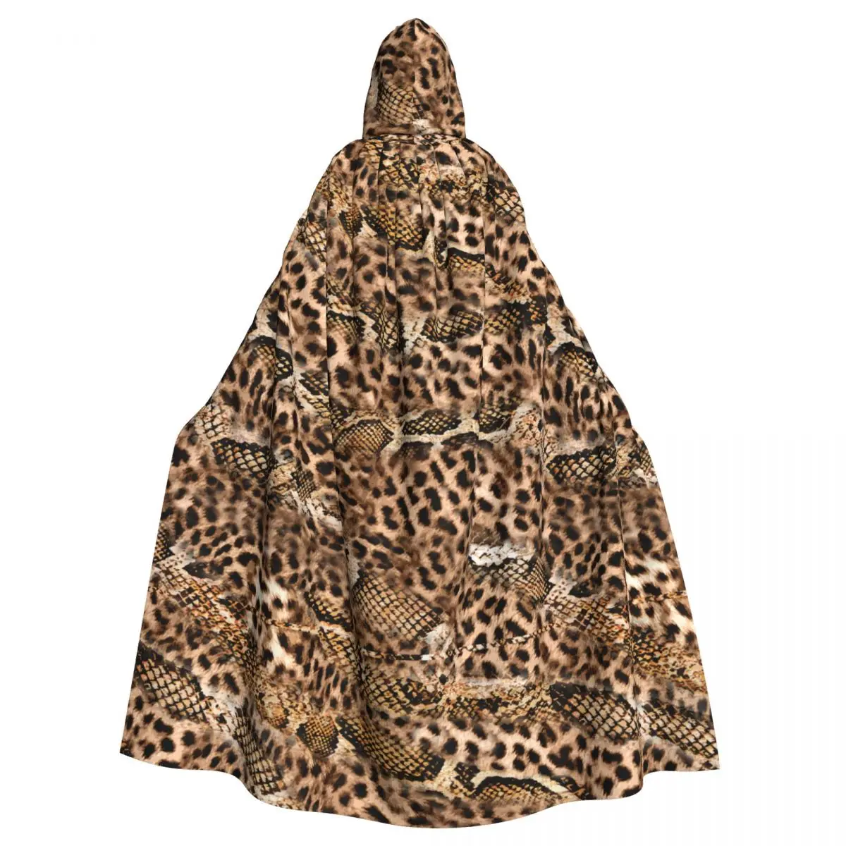 

Hooded Cloak Unisex Cloak with Hood Cloak Cosplay Costume Leopard And Snake Skin