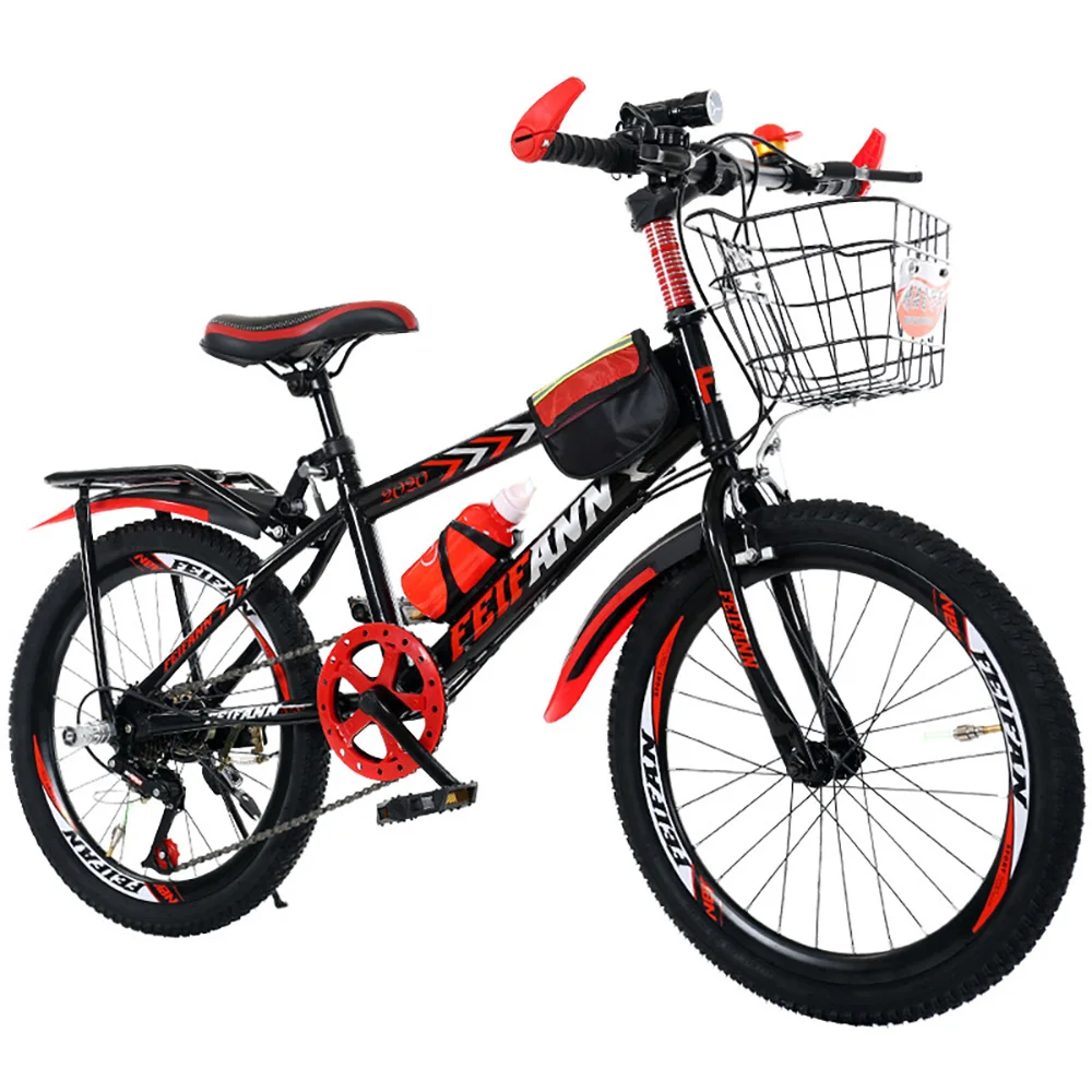 

26Inch 7Speed Children's Mountain Bicycle With High Carbon Steel Hard Frame Aluminum Alloy Rim Double V-Brakes For 165-185 Kids