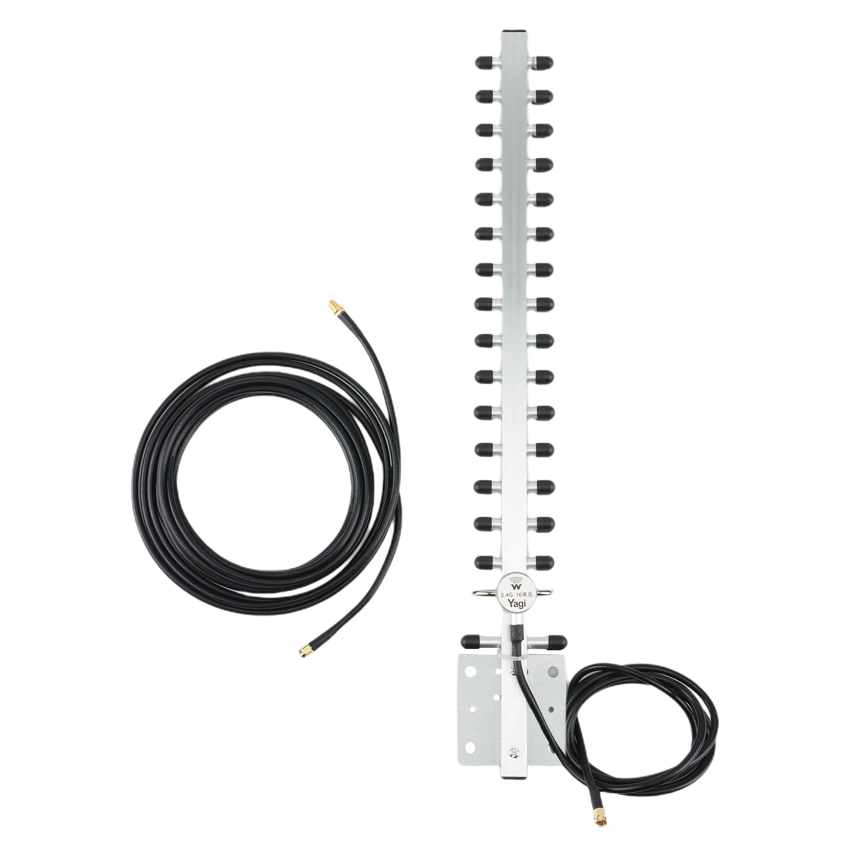 2 4G Wi-Fi антенна 25DBi RP-SMA Мужская уличная беспроводная Yagi для модема усилителя